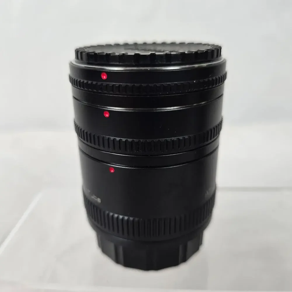Vivitar OM Auto Extension Threaded Tube AT-21 36mm 20mm 12mm - Japan + Case